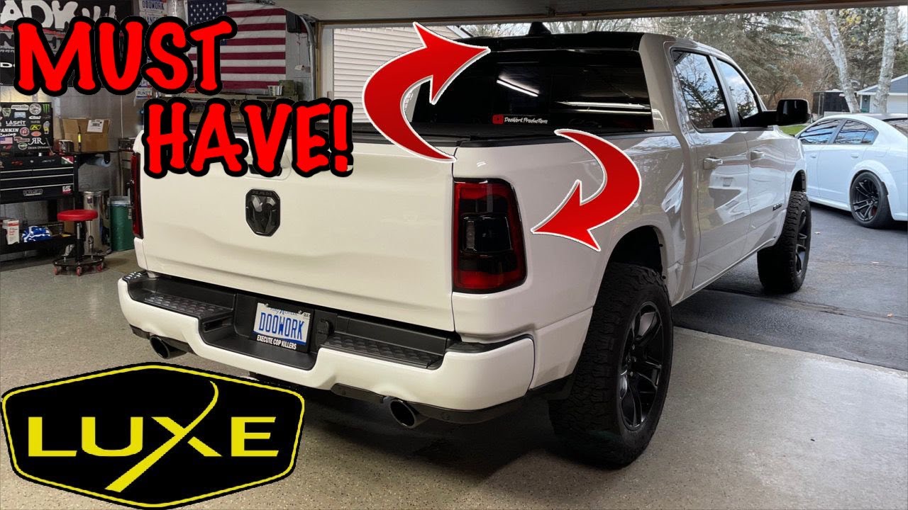 TINTED TAIL LIGHTS ON MY 2020 RAM 1500! *LUXE AUTO CONCEPTS FILM*