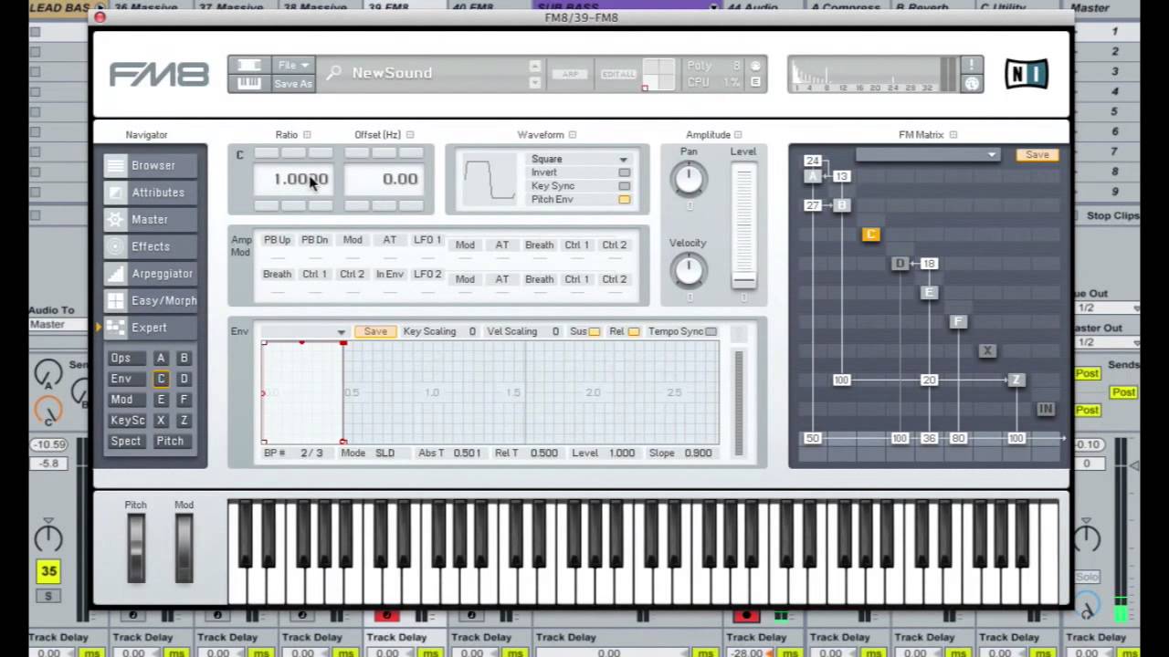 SKRILLEX FM8 BASS TUTORIAL