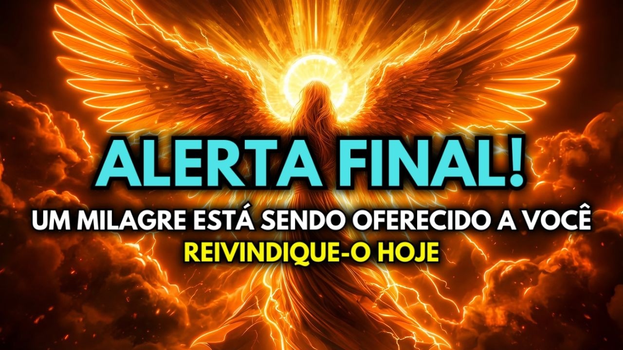 🔴 RESTAM APENAS 4 MINUTOS — O ARCANJO MIGUEL ANUNCIA: HOJE, 4 DE OUTUBRO, DEUS LIBEROU UM..........