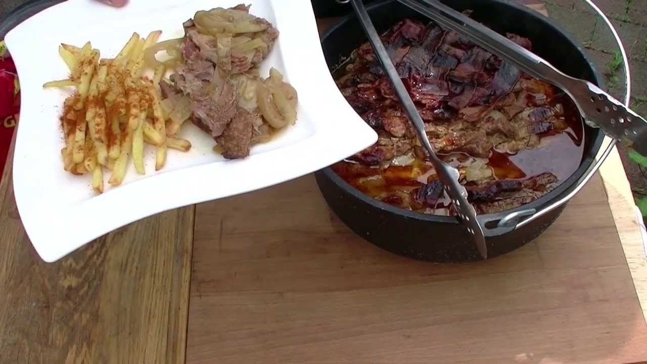 Schichtfleisch aus dem Dutch Oven (Dopf)