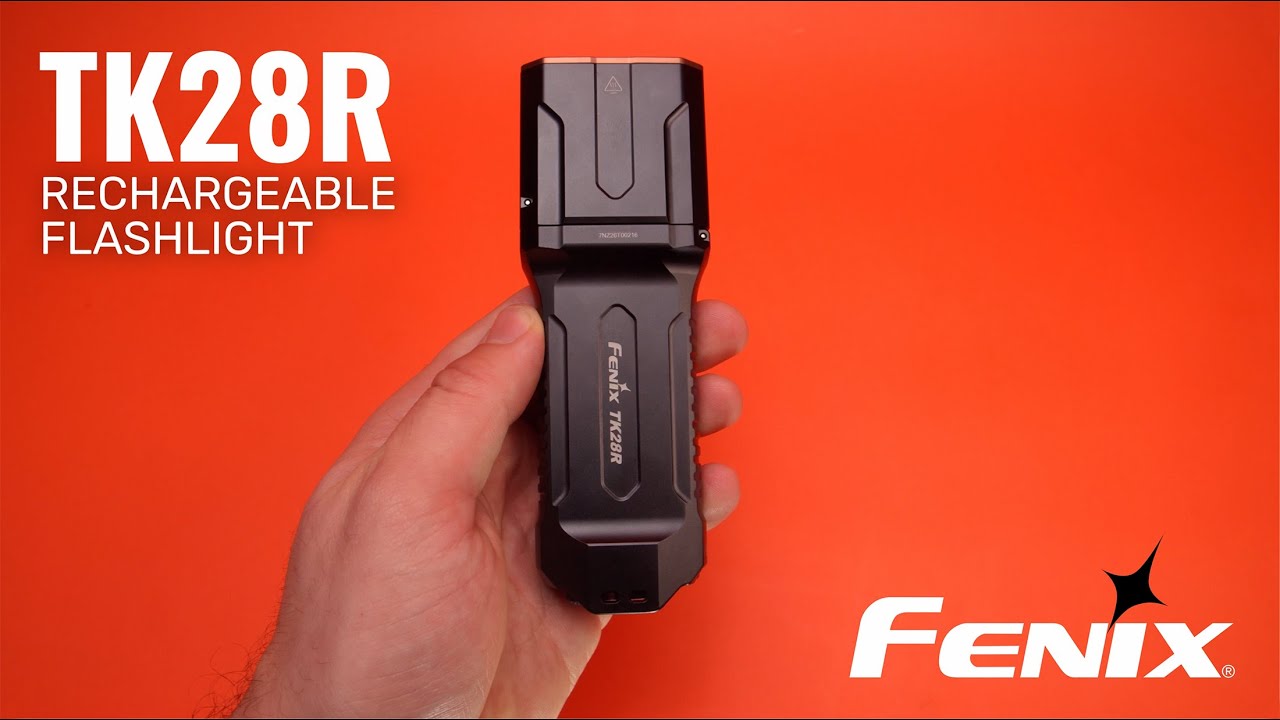 Аккумуляторный фонарь Fenix ​​TK28R — максимальная яркость 6500 люмен — видео с демонстрацией раб...