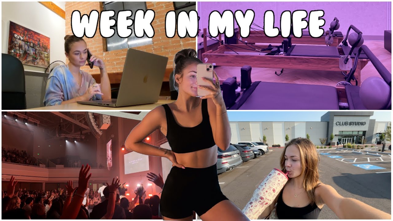 WORK WEEK IN MY LIFE | Going To The Office, Pilates + more