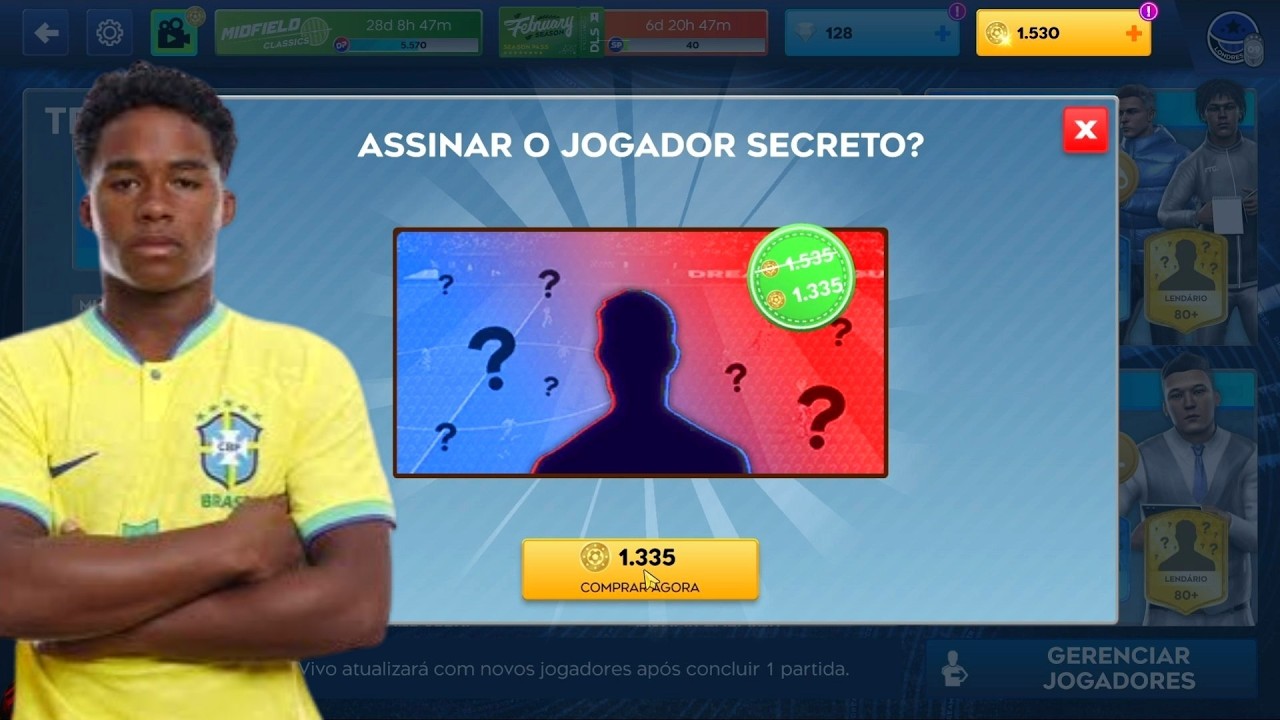 DLS 26 | Modo Carreira Londres FC #18 ( Comprei um Jogador Secreto )