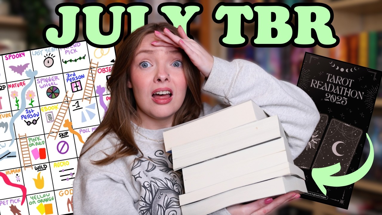 a month of reading EVERYTHING I want to read  + tarot readathon ❤️&zwj;🔥  july tbr game #37