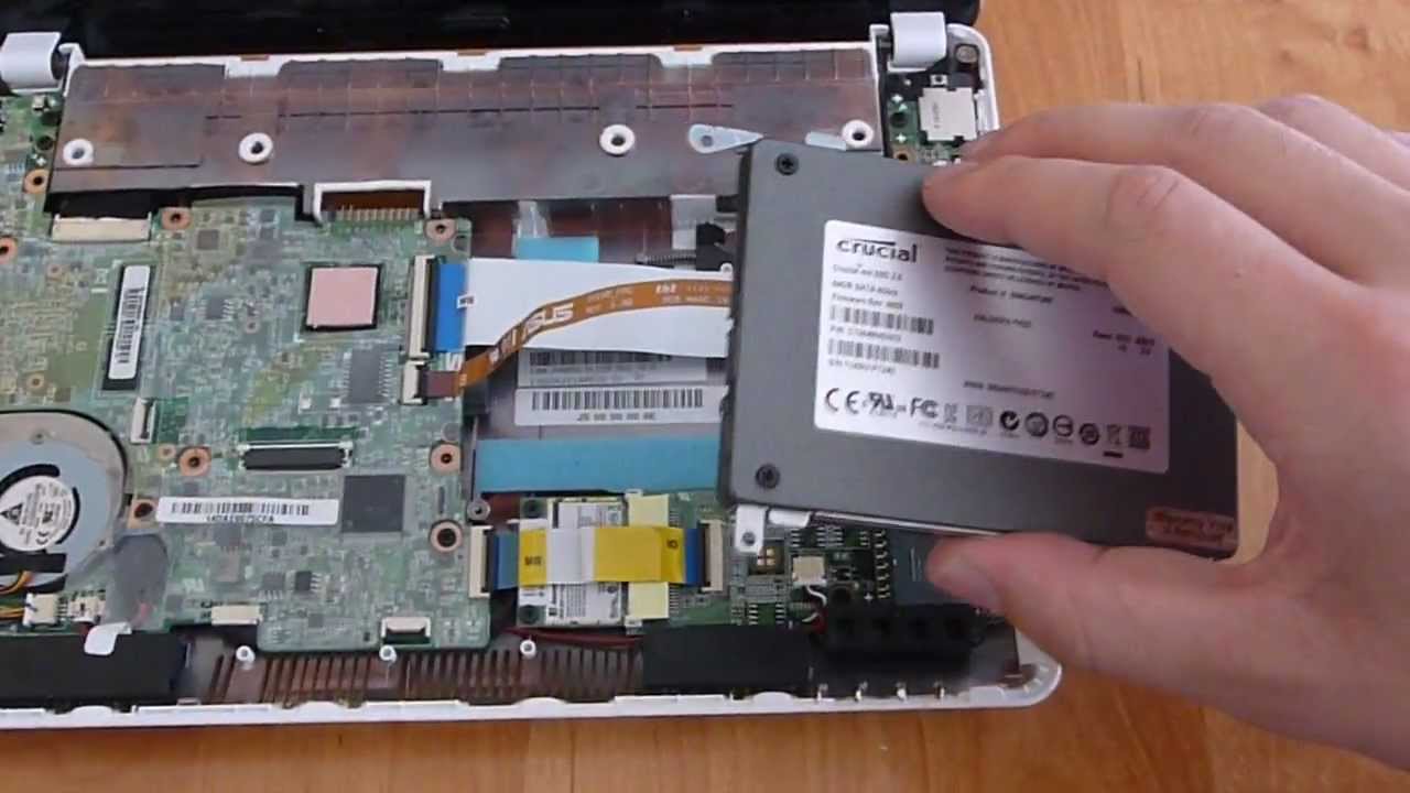Asus Eee PC 1015PN | How to replace HDD with SSD