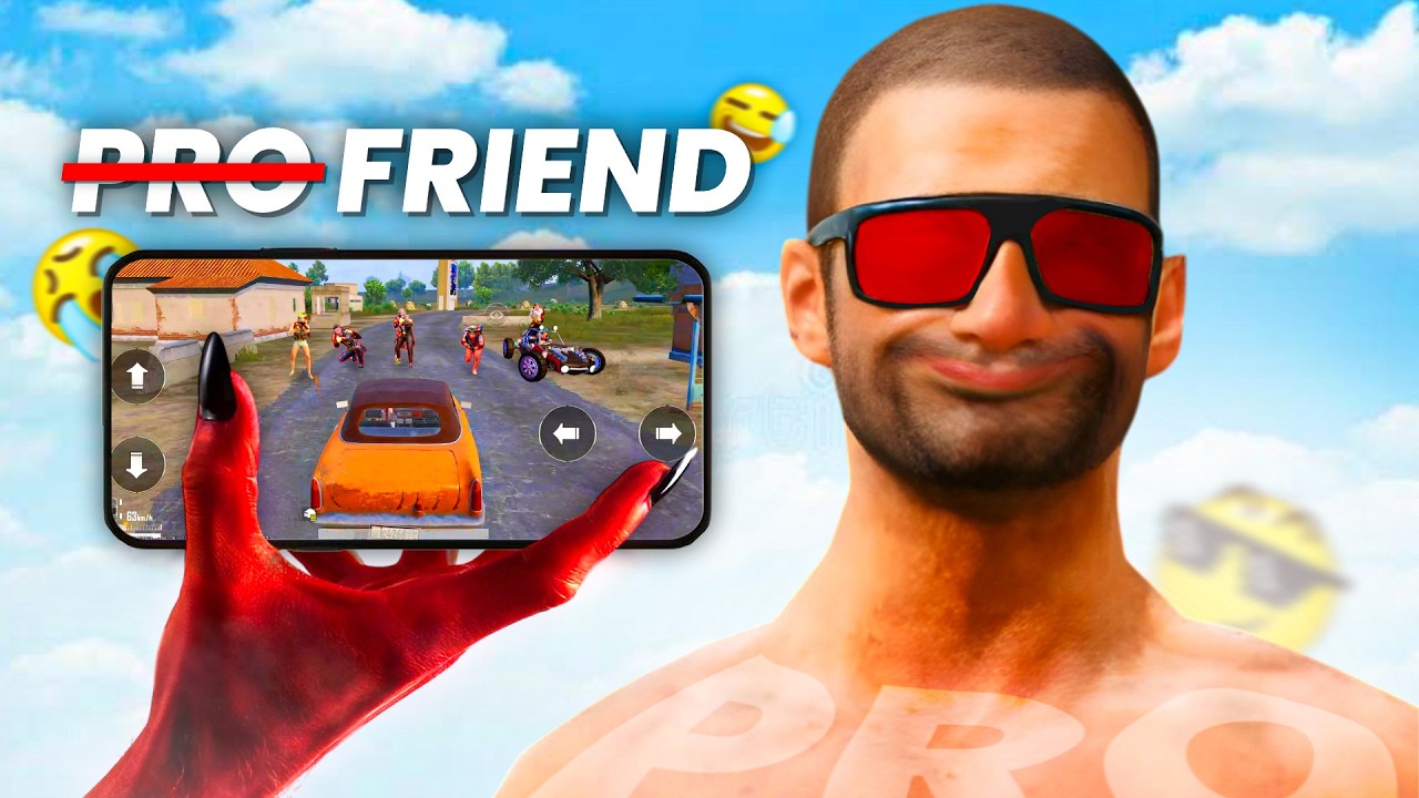 Bgmi But My Pro Friend Controls My Game! 😨