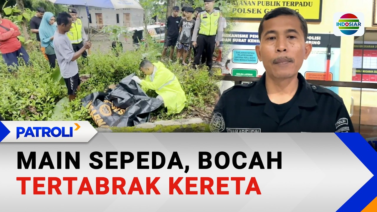 Main Sepeda, Bocah Tertabrak Kereta | Patroli