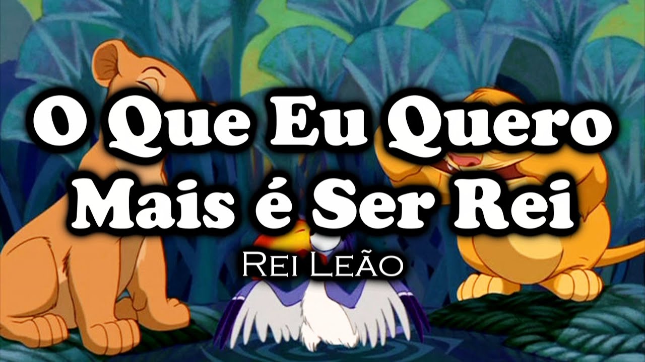 Karaokê - O Que Eu Quero Mais É Ser Rei (Português-BR)