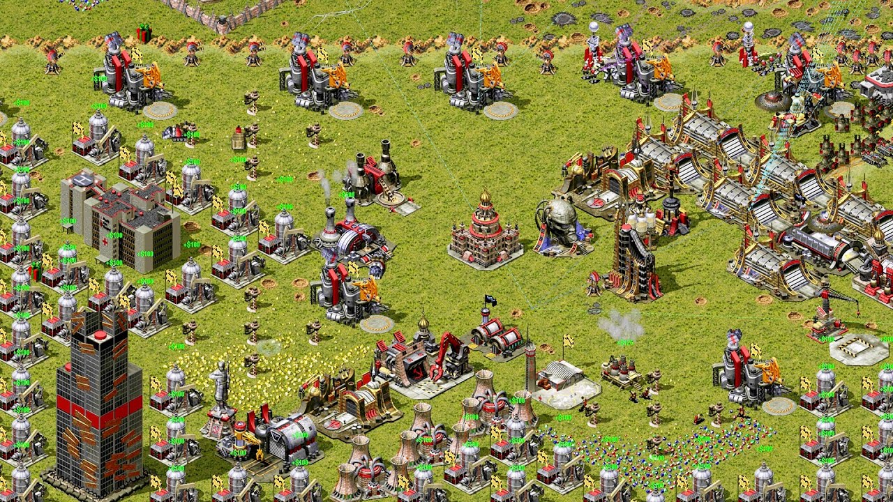 Red Alert 2 - Yuri Revenge - Command Conquer - Dog Face By AP (7vs1)