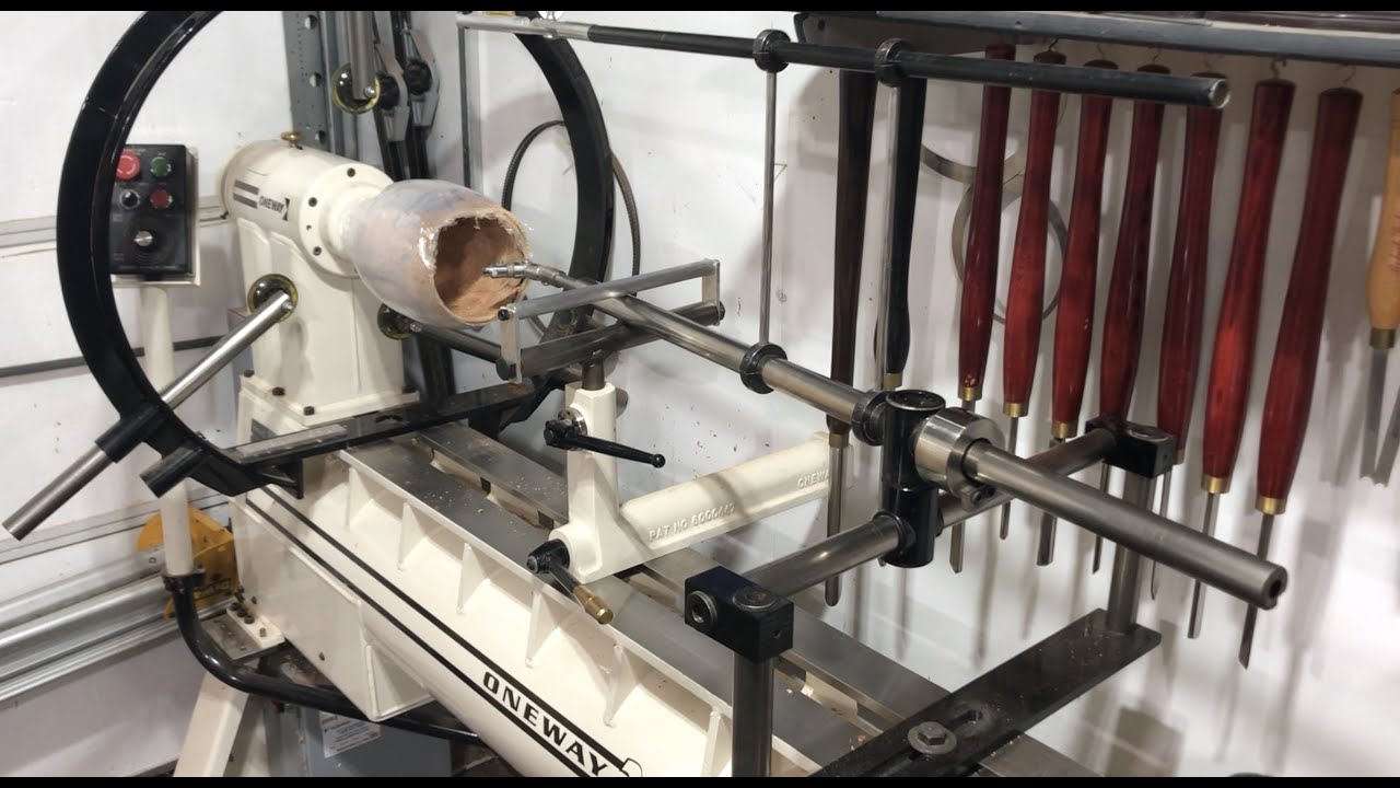 Ultimate Hollowing !!  Keith Clark Wood Lathe Deep Hollowing System and Steady Rest Review