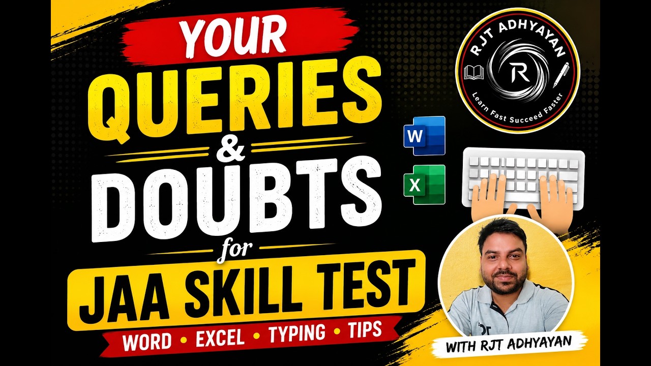 Gauhati High Court JAA Skill Test | Practical Test or MCQ? | MS Word, Excel & Typing Strategy