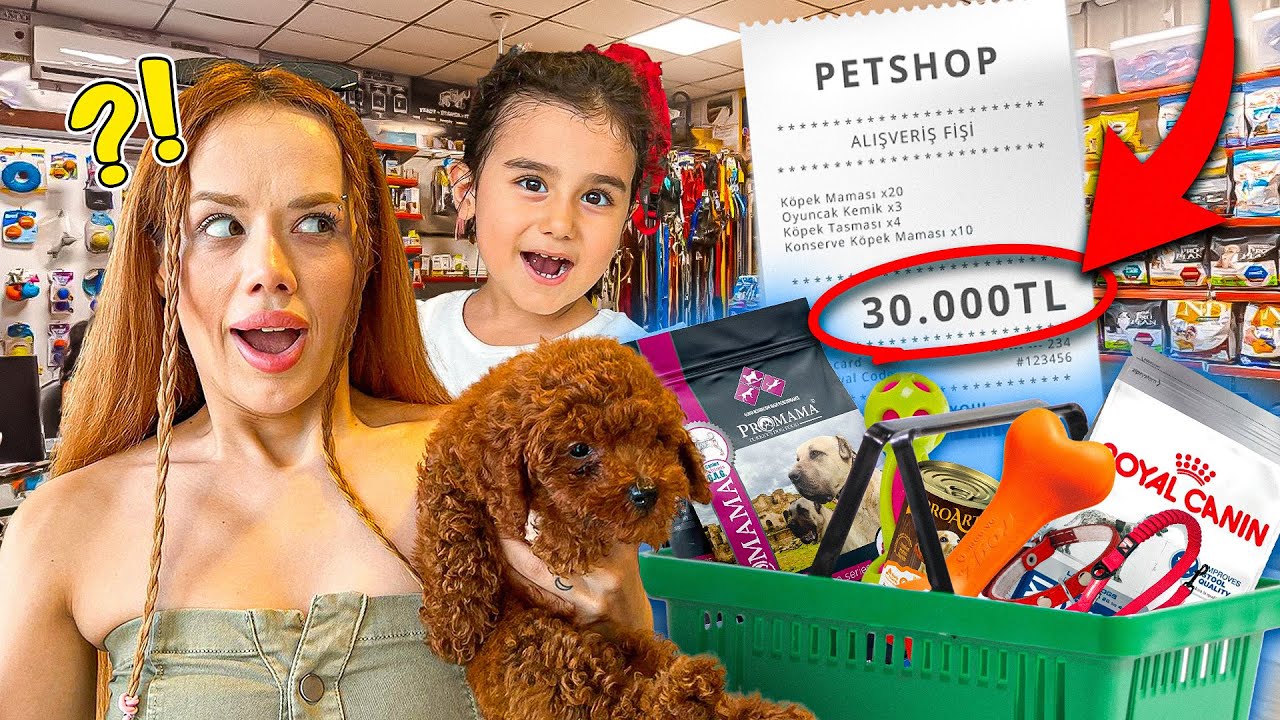 KÖPEĞİMİN DOKUNDUĞU HER ŞEYİ SATIN ALDIK !! | Gamze Karta Öykü Karta