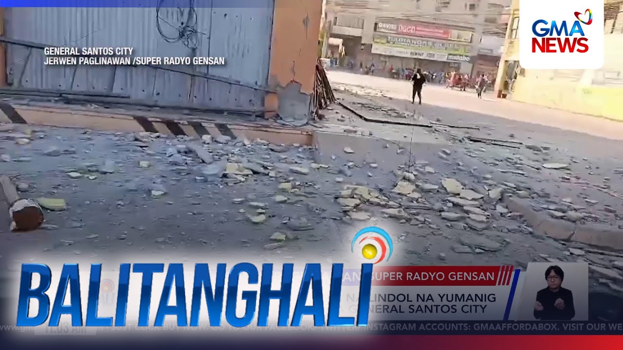 Aftershocks ng magnitude 7.8 na lindol na yumanig sa Sarangani, naramdaman... | Balitanghali