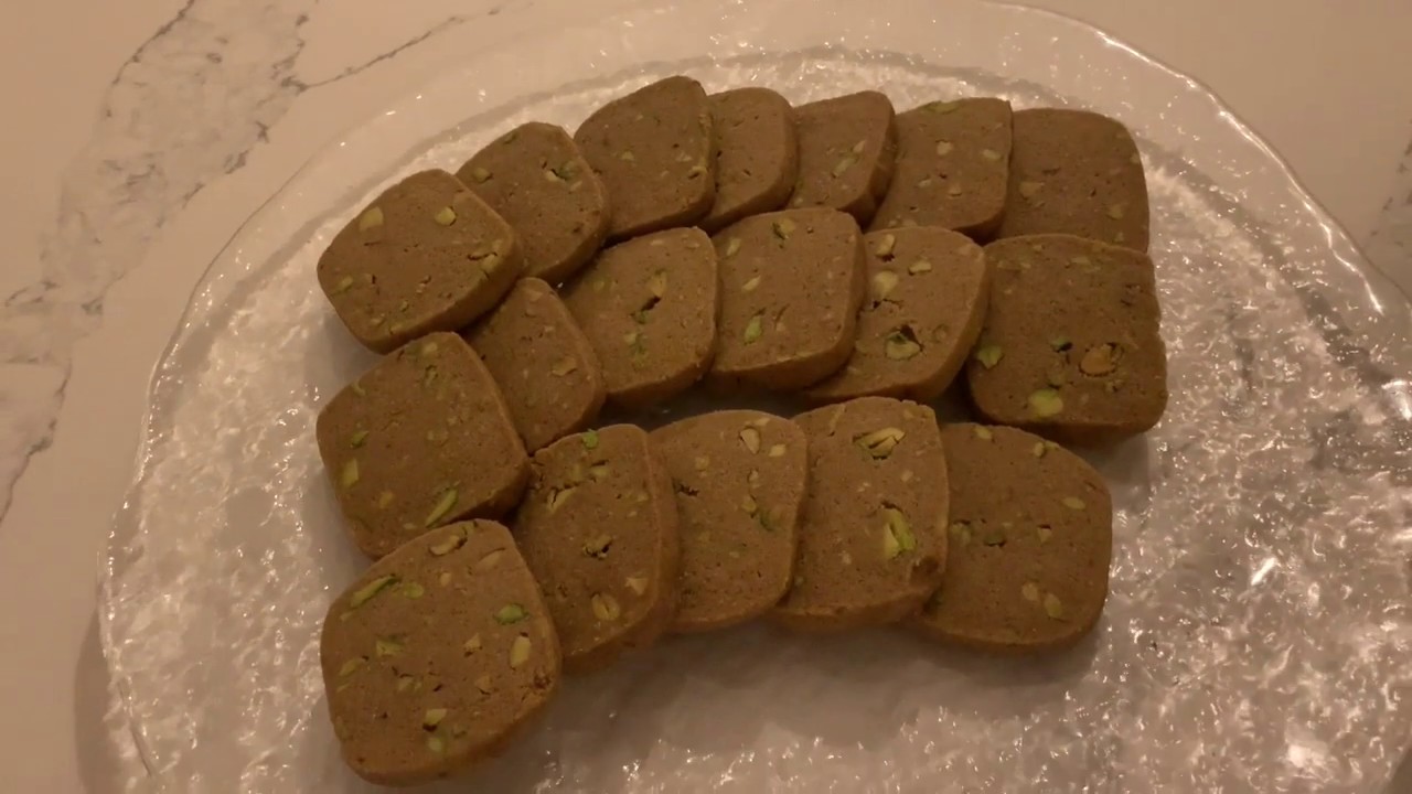 Pistachio Cardamom Cookies | صابلي بالبيسطاش وحبة الهال