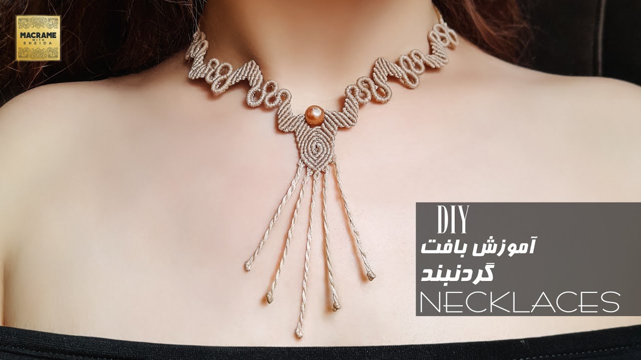 Tutorial macrame1:diy| how to make a macrame necklace step by step*