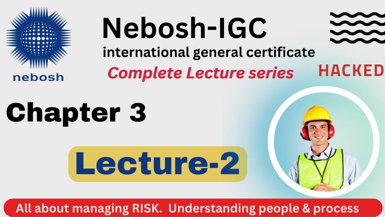 Nebosh Element, Chap 3, Lecture 2| Managing risk | With new Syllabus | NEBOSH online complete course