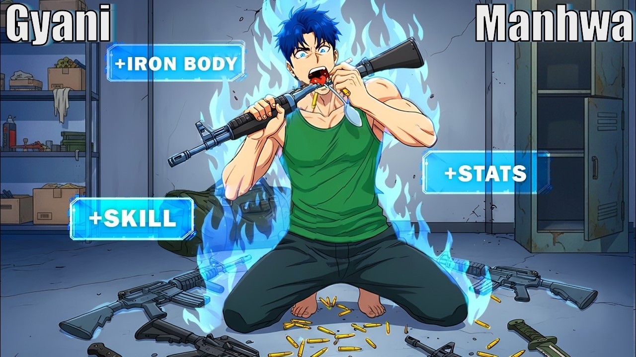 He Died and Reincarnated With the Ability to Eat Steel and Become Stronger | Part 1 | Gyani Manhwa
