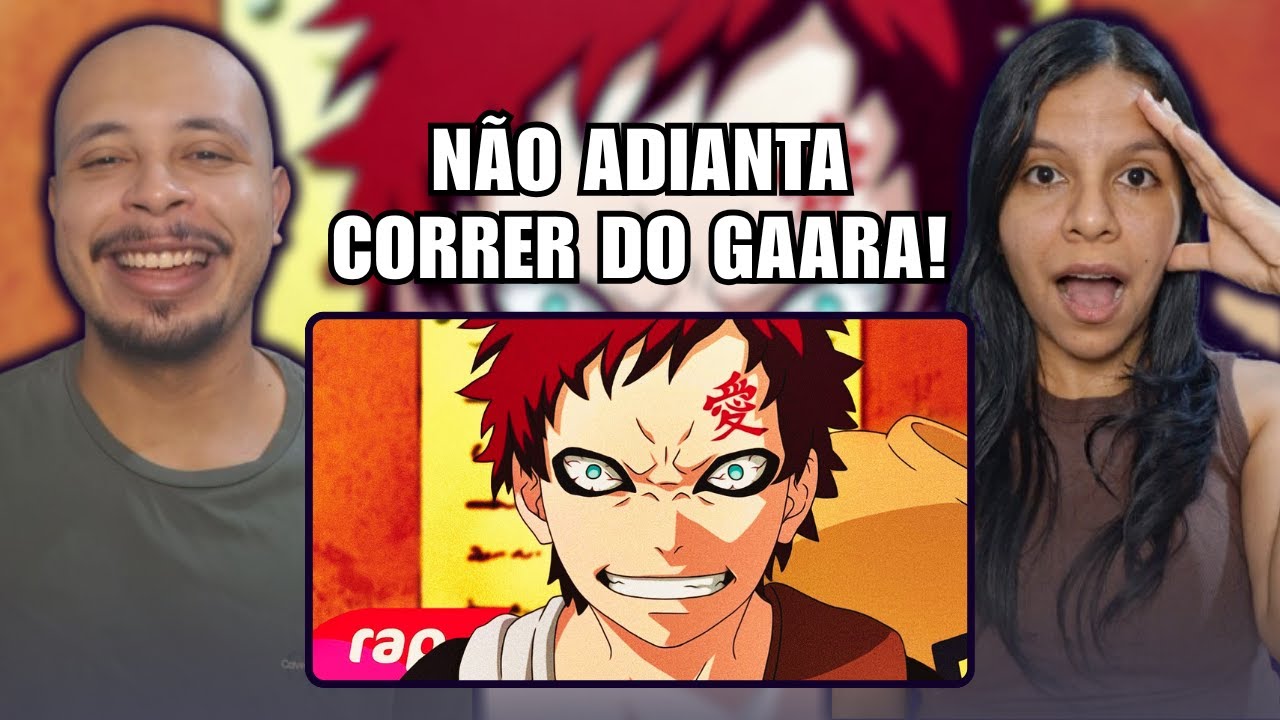 CASAL REACT: Rap do Gaara (Naruto) - CAIXÃO DE AREIA | NERD HITS