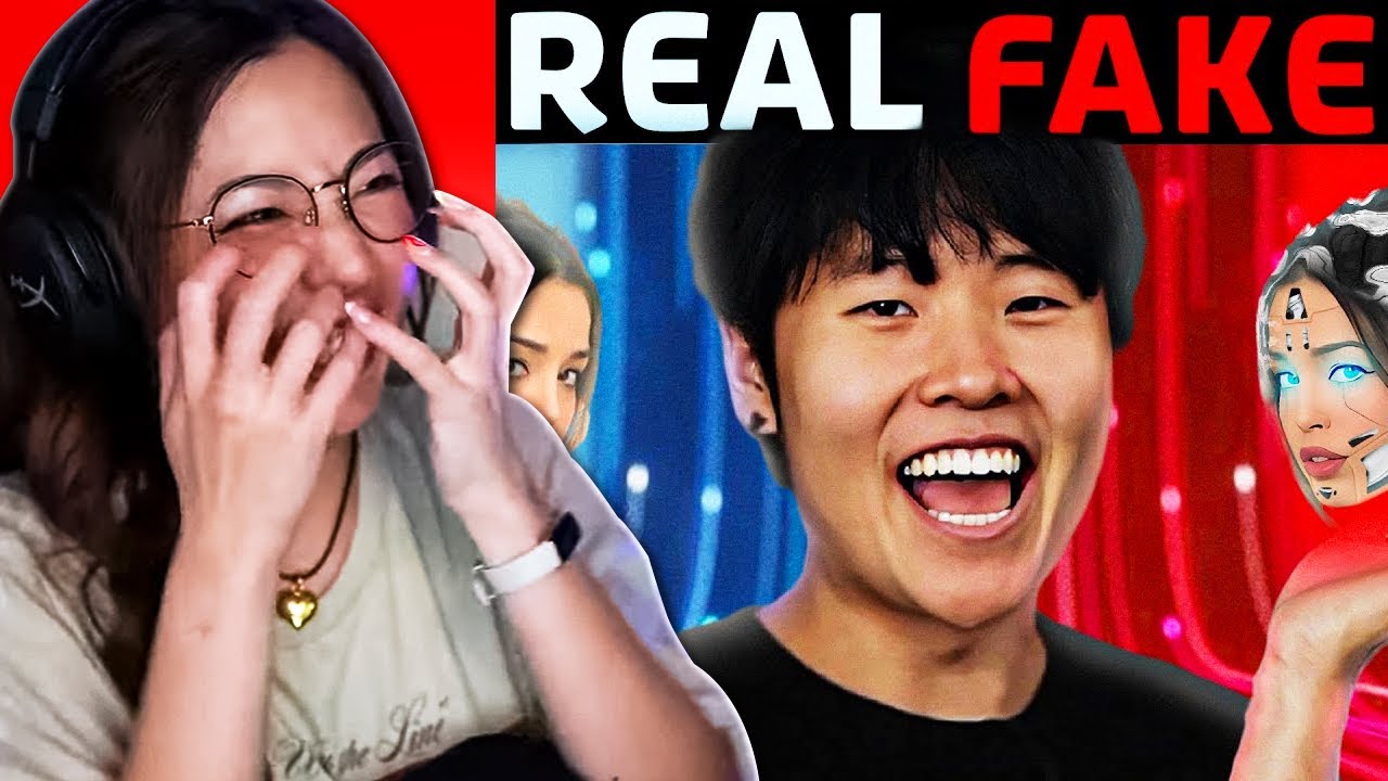 FUSLIE REACTS TO DISGUISED TOAST REAL OR FAKE AI GAME SHOW!