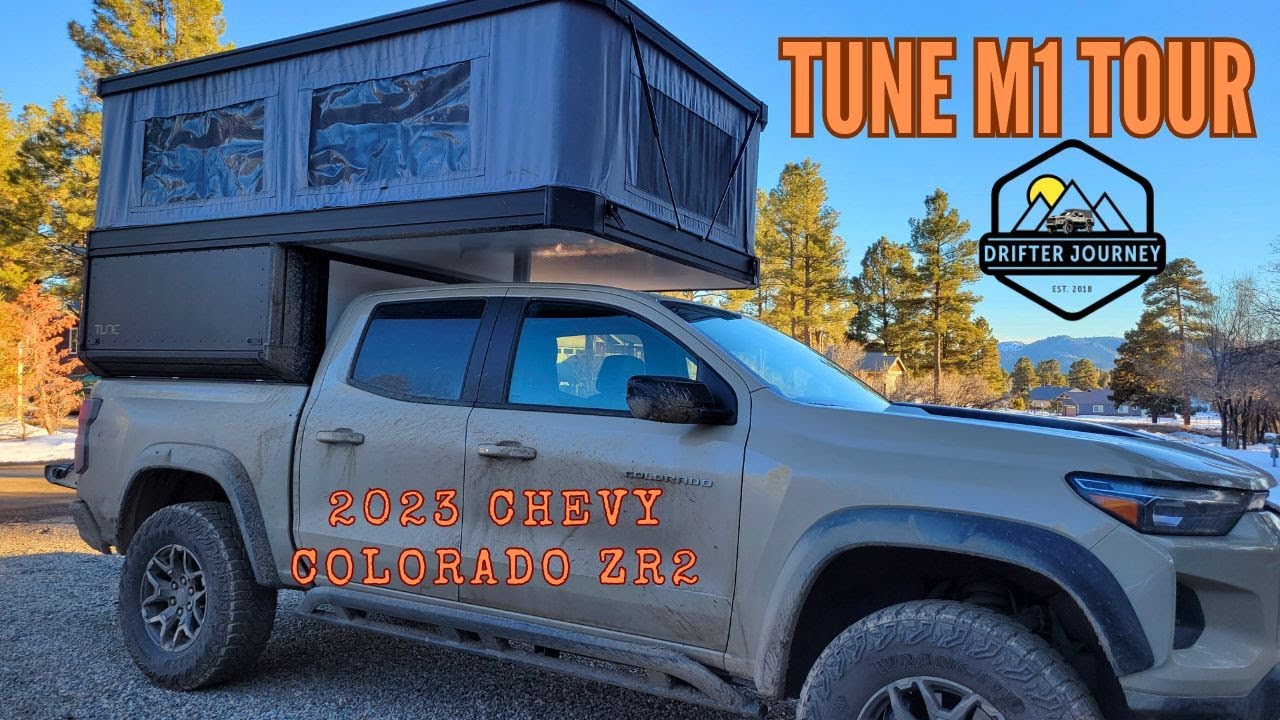 Тюнинг M1 Truck Camper Tour на Chevy Colorado ZR2 2023 года