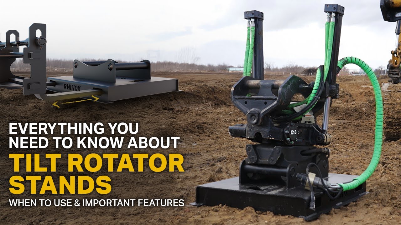 SAFETY STANDS FOR YOUR S60 & S70 TILT ROTATOR - Why do you need one?