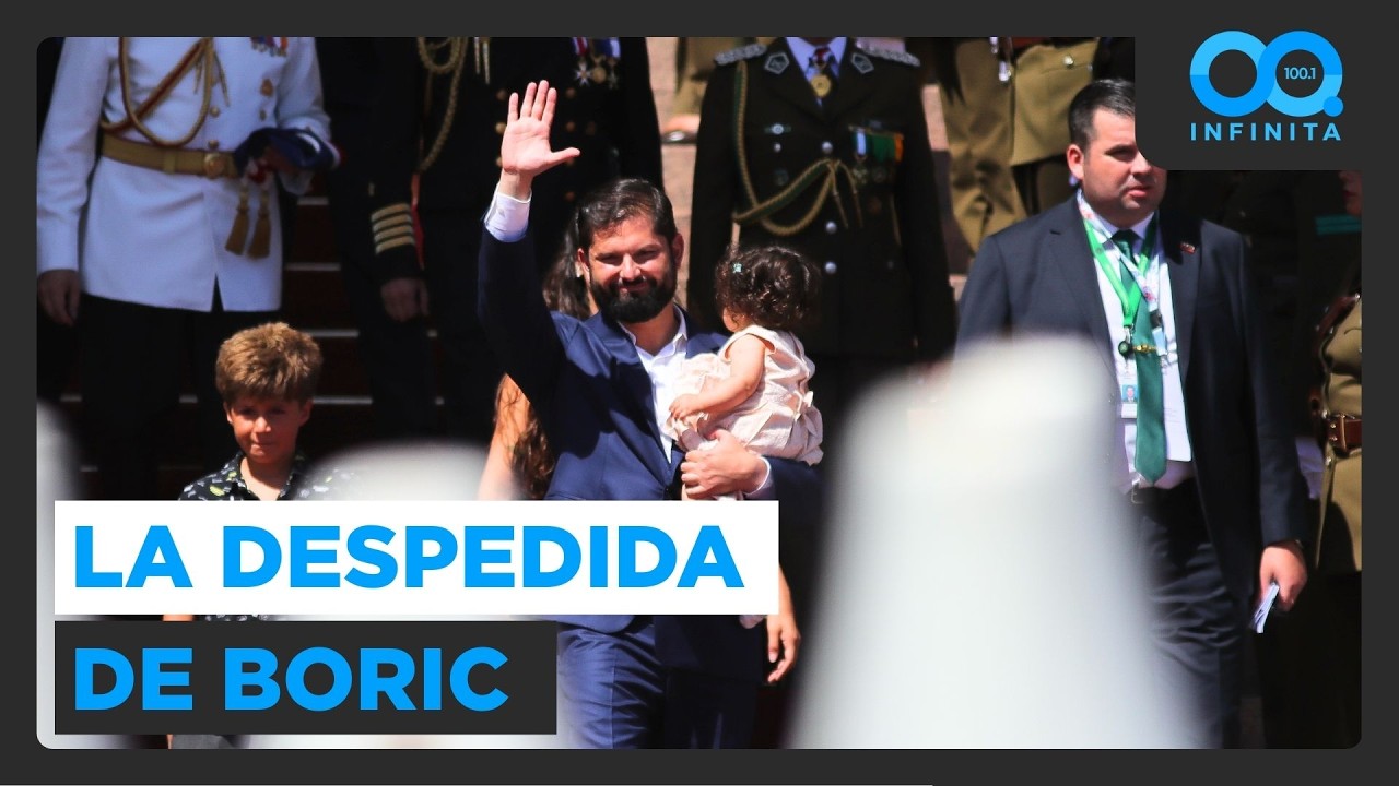 Boric se despide sonriente de la Presidencia: Así fue su salida del Congreso Nacional