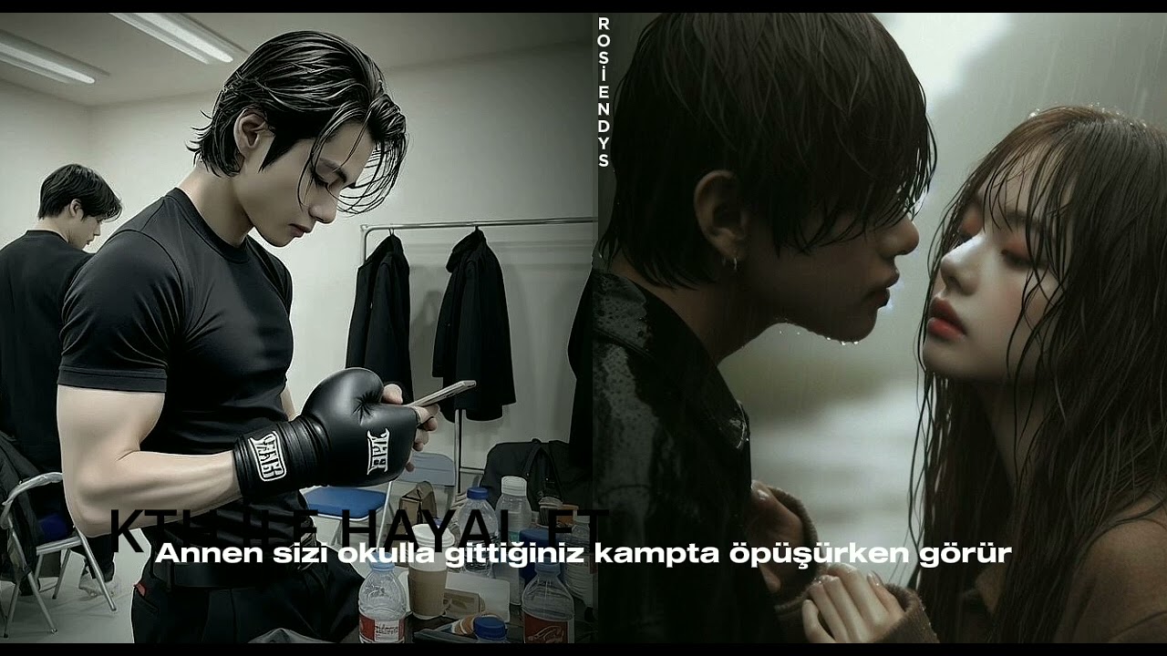 Kim Taehyung ile hayal et | Annen sizi okulla gittiğiniz kampta öpüşürken görür | Rosiendys``