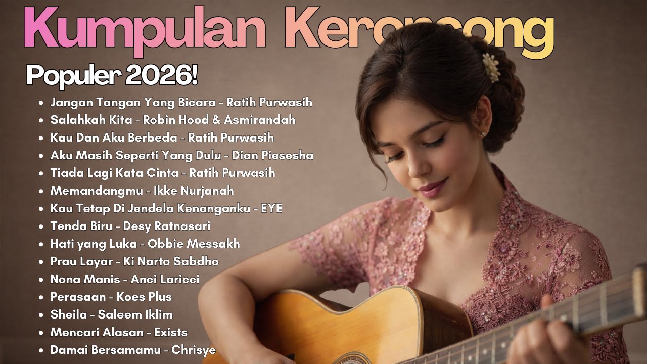 Keroncong Modern Terbaru 2025 Nonstop | Lagu Kenangan Full Album Remix & Cover Indonesia