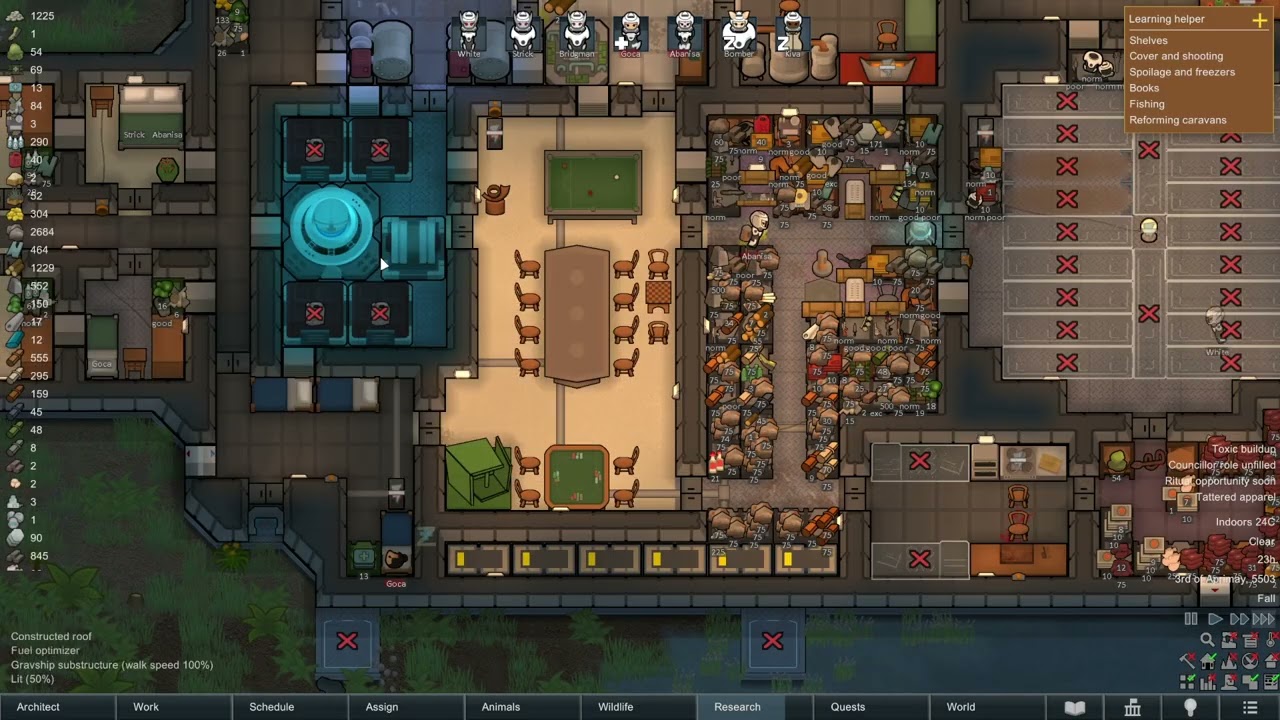 Rimworld: Night Cryptid Space Adventures Part 8