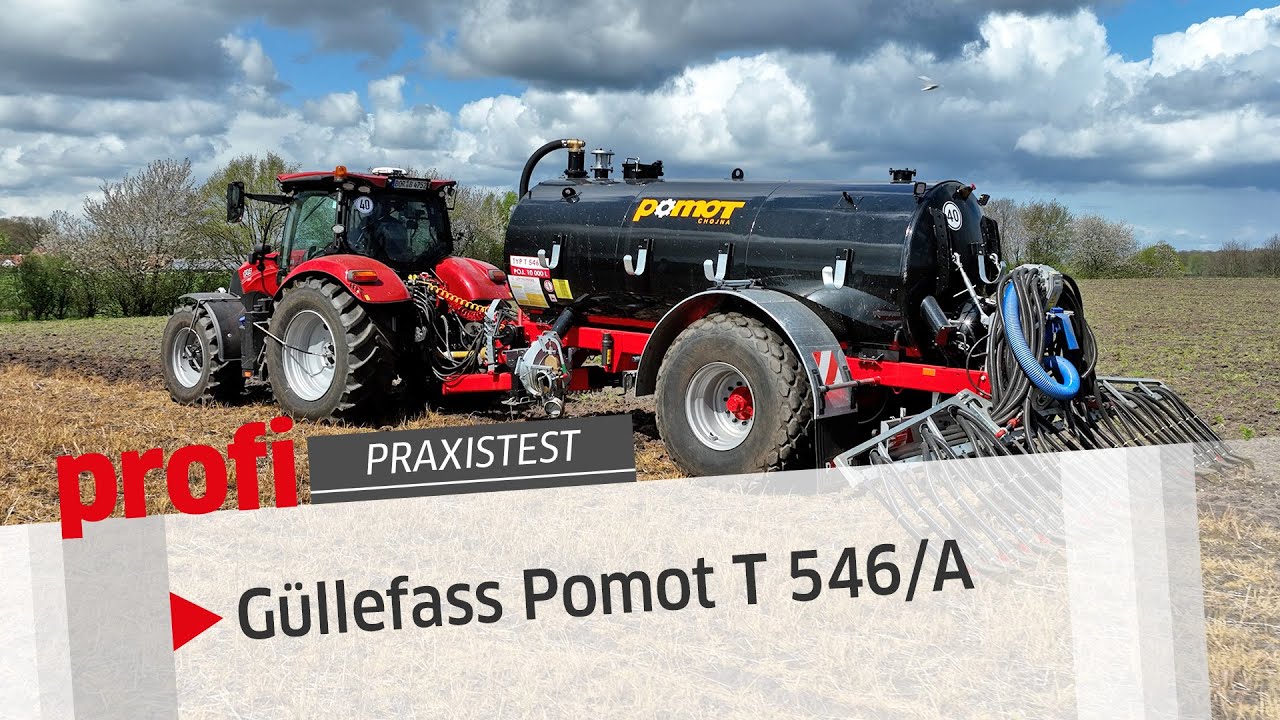 Güllefass Pomot T 546/A im Praxiseinsatz | profi #Praxistest