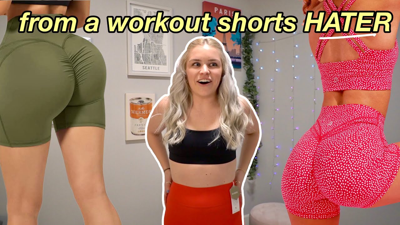 another *UNSPONSORED* (& honest) REVIEW OF THE INTERNET'S FAVORITE WORKOUT SHORTS * ...i'm nervous