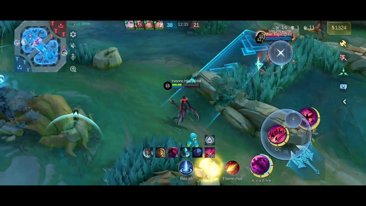 CECILION DOMINASI PERTANDINGAN #mobilelegends 