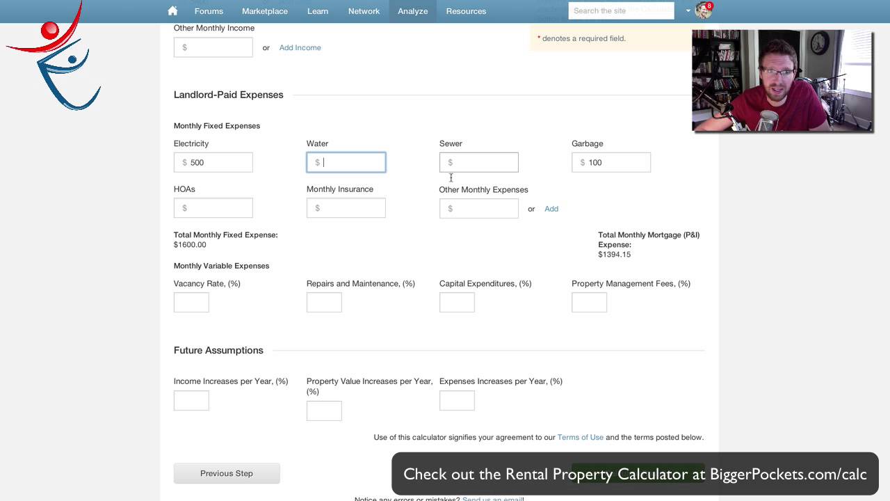 Analyzing a Student Housing Real Estate Investment