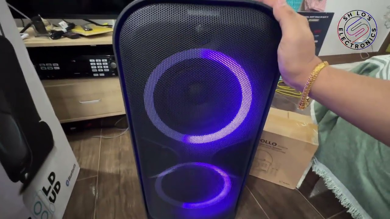 Sharp PS-955 Party Box Bluetooth Speaker Full Unboxing and Testing