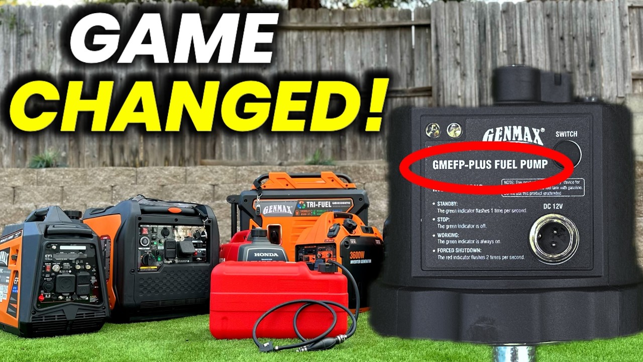 Generator Fuel Pump That Fits Almost Everything!-Genmax Fuel Pump