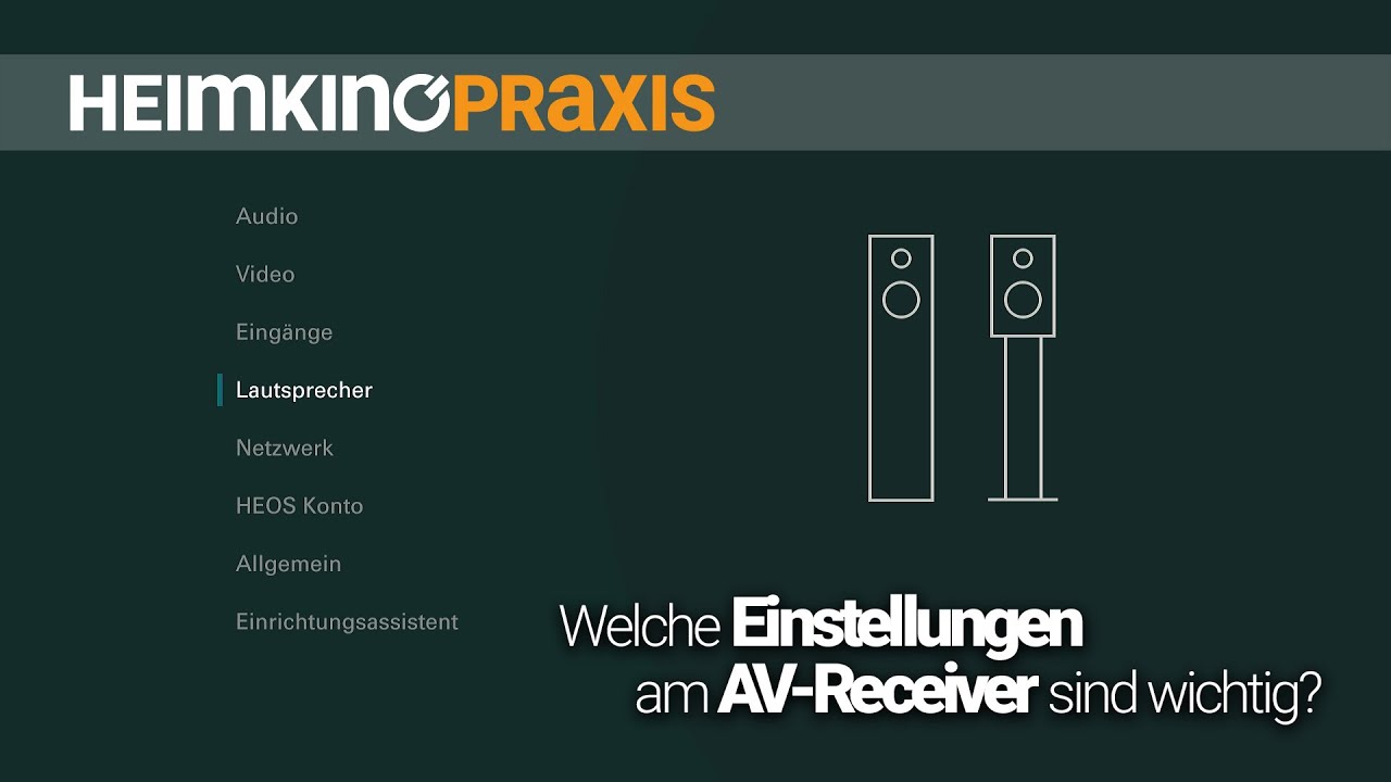 Welche Einstellungen am AV-Receiver sind wichtig? (EP126)