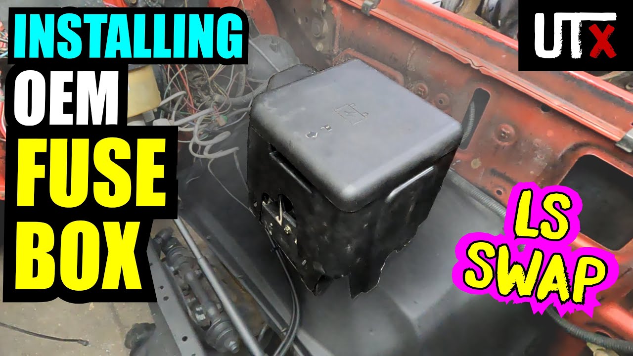 Installing OEM FUSE BOX For LS SWAP - Simple HIDDEN Brackets - UTX