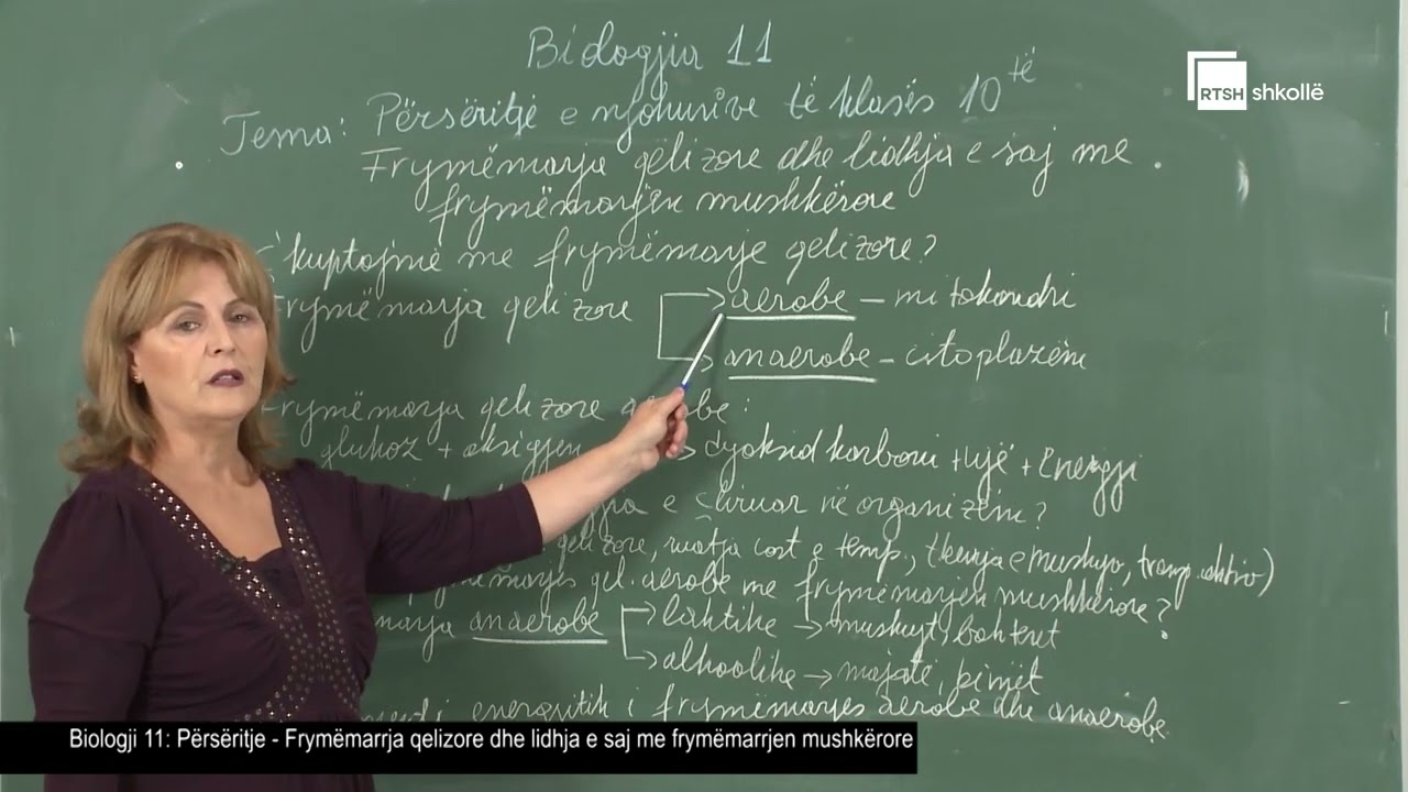 Përsëritje - Frymëmarrja qelizore dhe lidhja e saj me frymëmarrjen mushkërore| Biologji 11