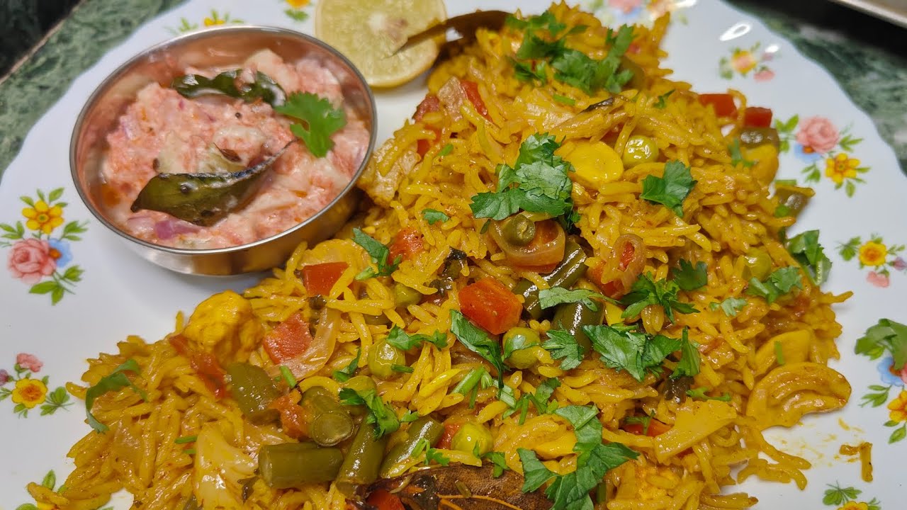 Veg Biryani Recipe | Easy & Tasty Veg Biryani at Home 😋 | Simple & Delicious Recipe