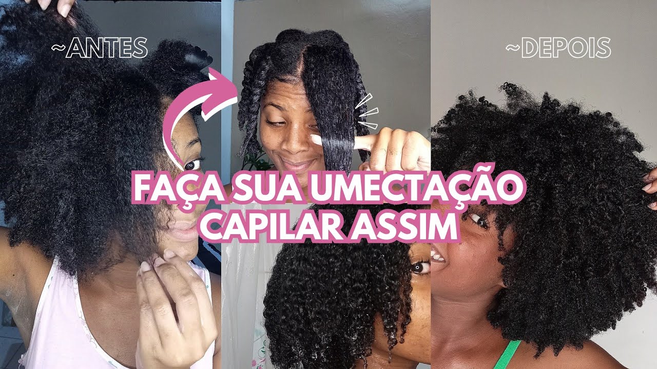 Como fazer umectação capilar em crespos + DICAS