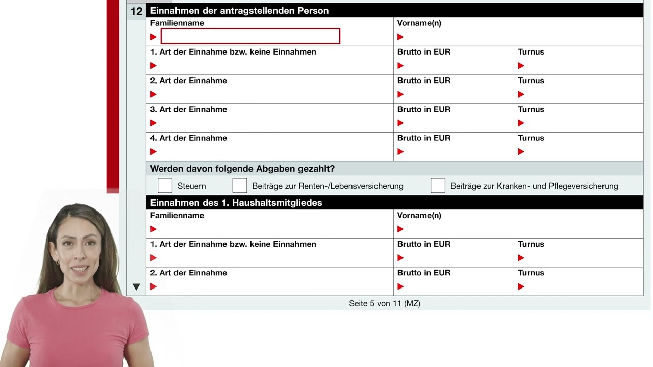 So wird der Wohngeldantrag ausgefüllt
