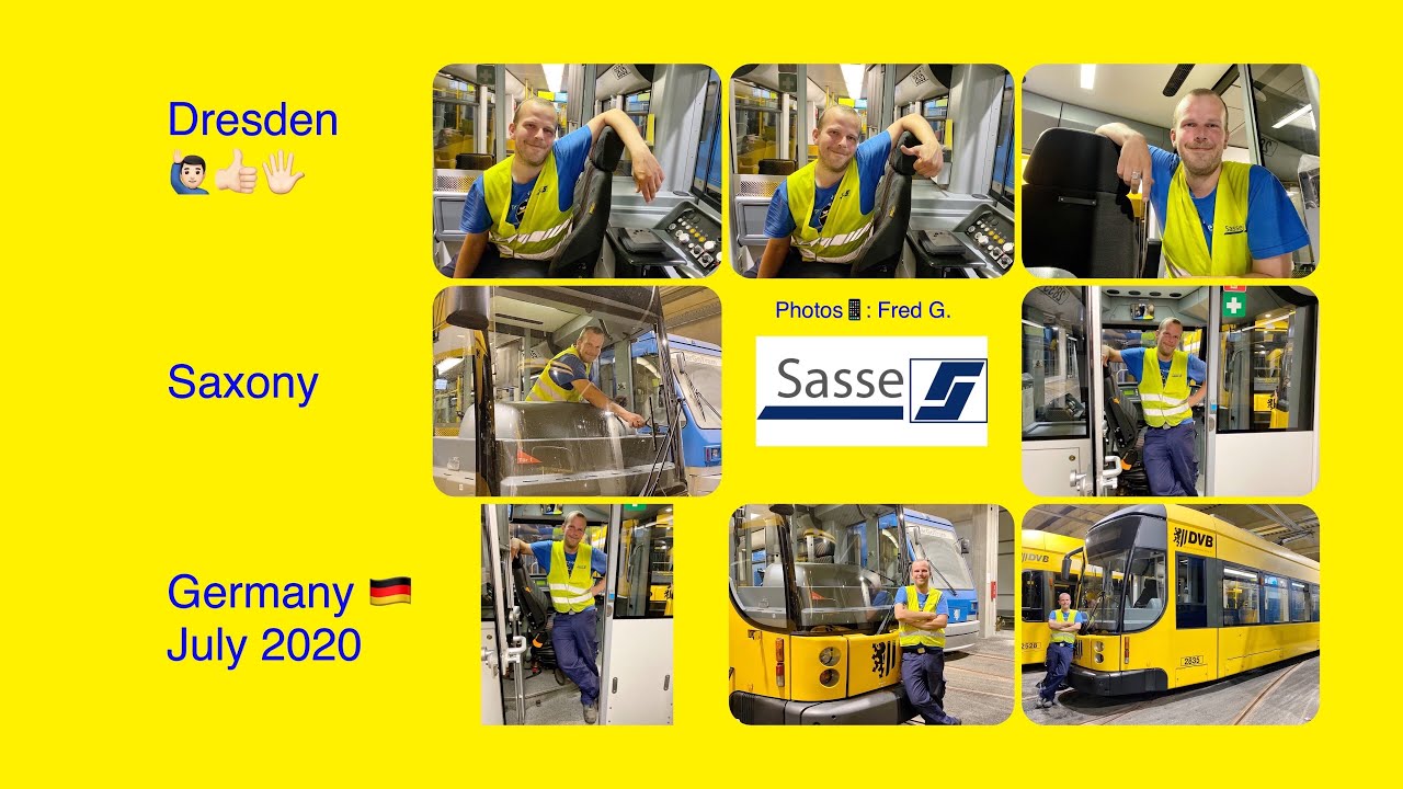 Tram cleaning by professional colleague, Lars / Straßenbahn-Grundreinigung durch den Kollegen, Lars