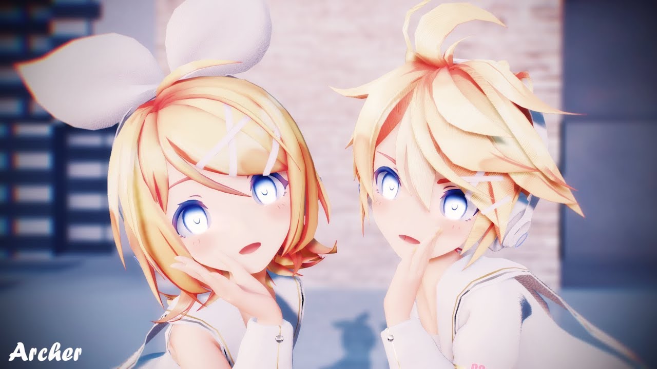 【MMD】雙子日常秀恩愛，鏡音Rin 鏡音Len - 易碎 フラジール Fragile [4K60FPS]