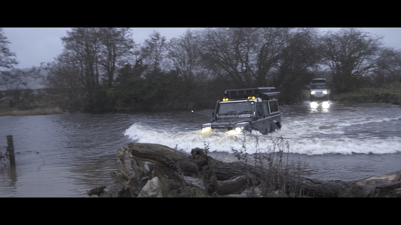 Welsh Greenlane with plenty of water | Carwash done right | Out with a group of 4x4 enthusiasts