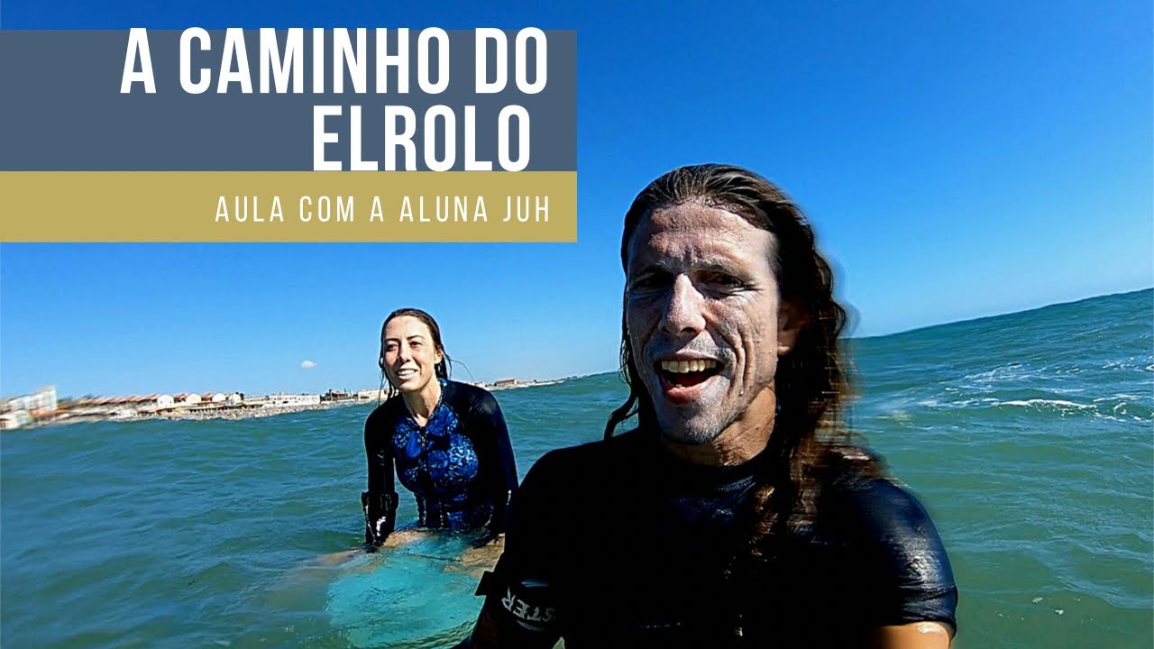 Aula de El Rolo com a Aluna Juh  | Aulas de Bodyboard