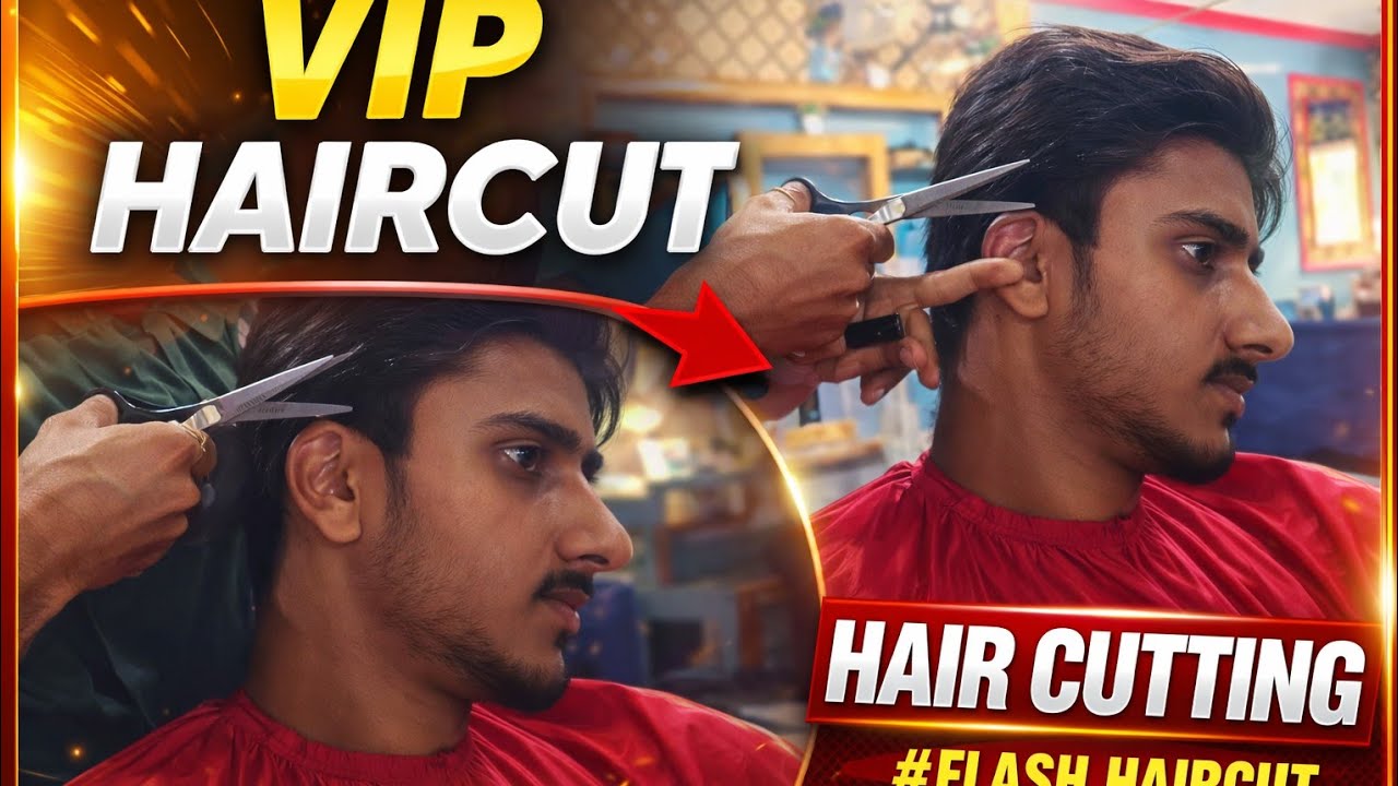 #flash haircut.Long haircut in descent cutting very nice and beautiful Don't slope down.plz subscr✂️