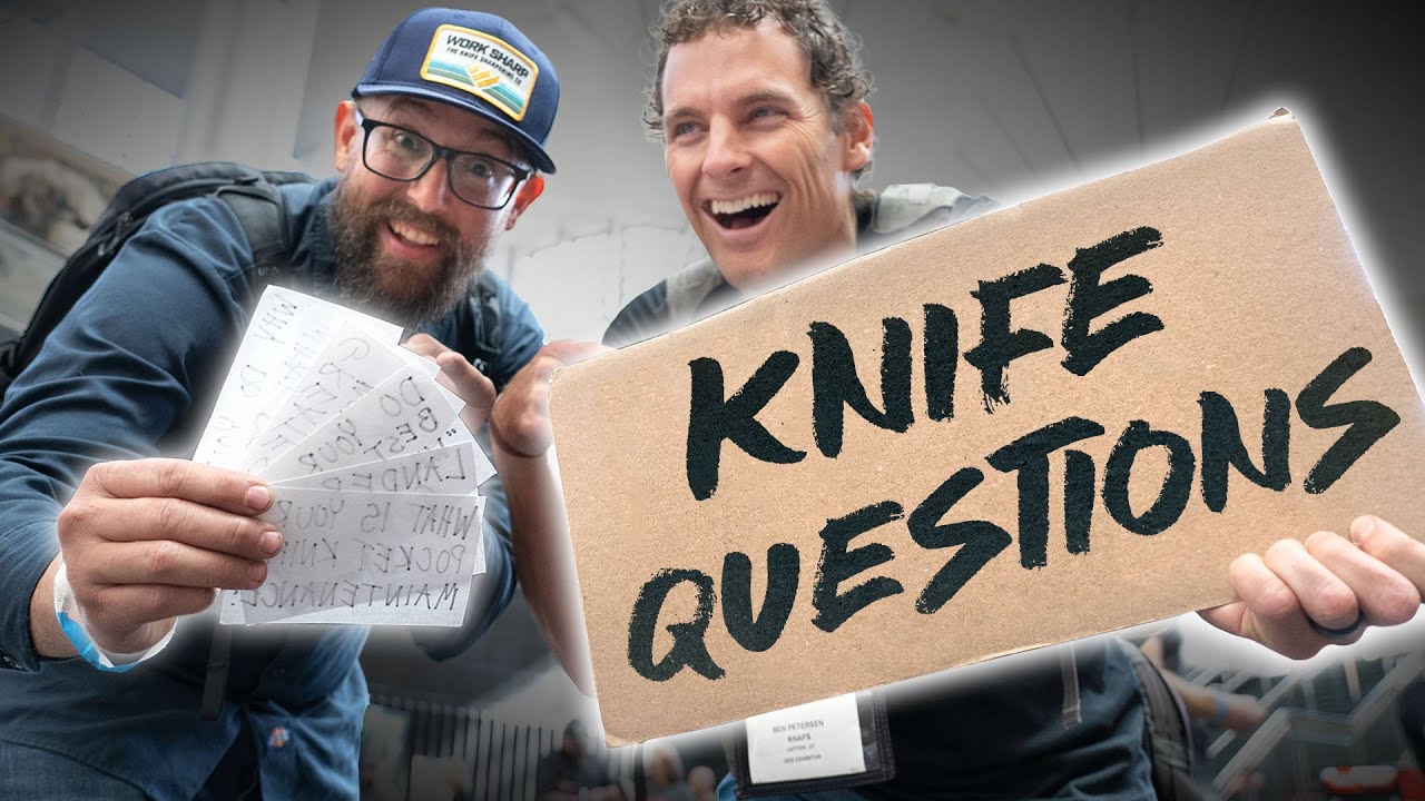 Asking Knife Guys Hard Questions at Blade Show West 2022.