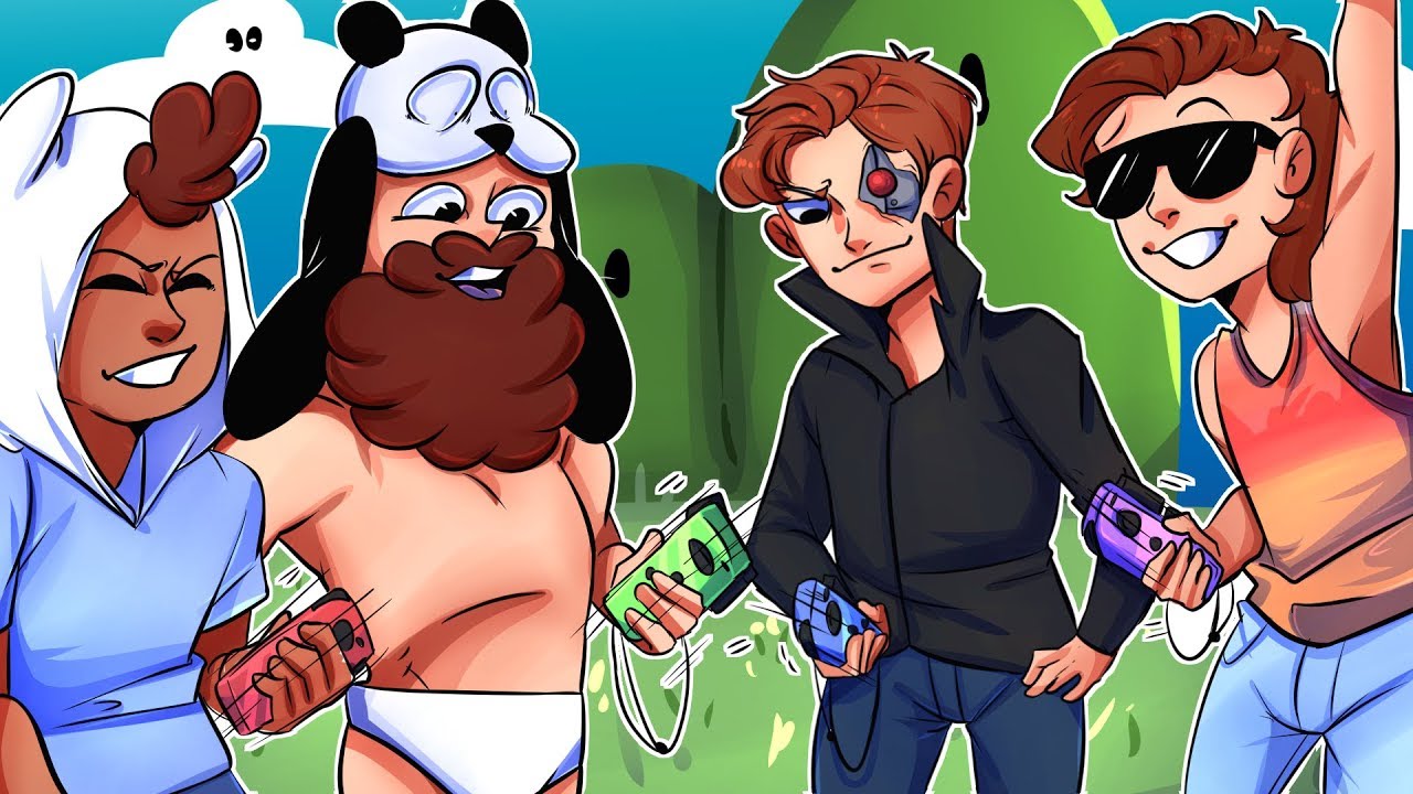 Jerk Simulator + Panda's Massive BARREL FAIL! - MARIO PARTY FUNNY MOMENTS