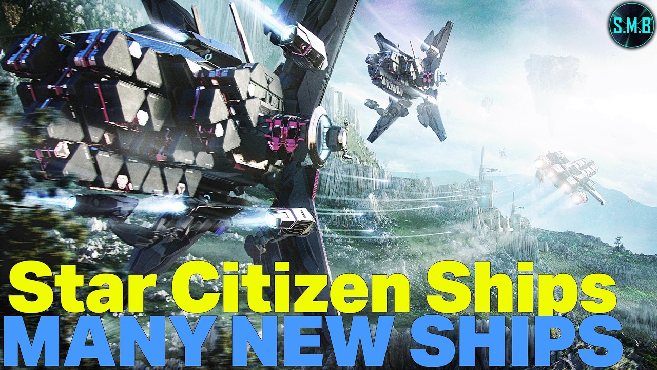 HUGE SHIP UPDATE - 11 Vehicles, Kraken, Ironclad, Railen, Hull B + 4 Unknown | Star Citizen Ships