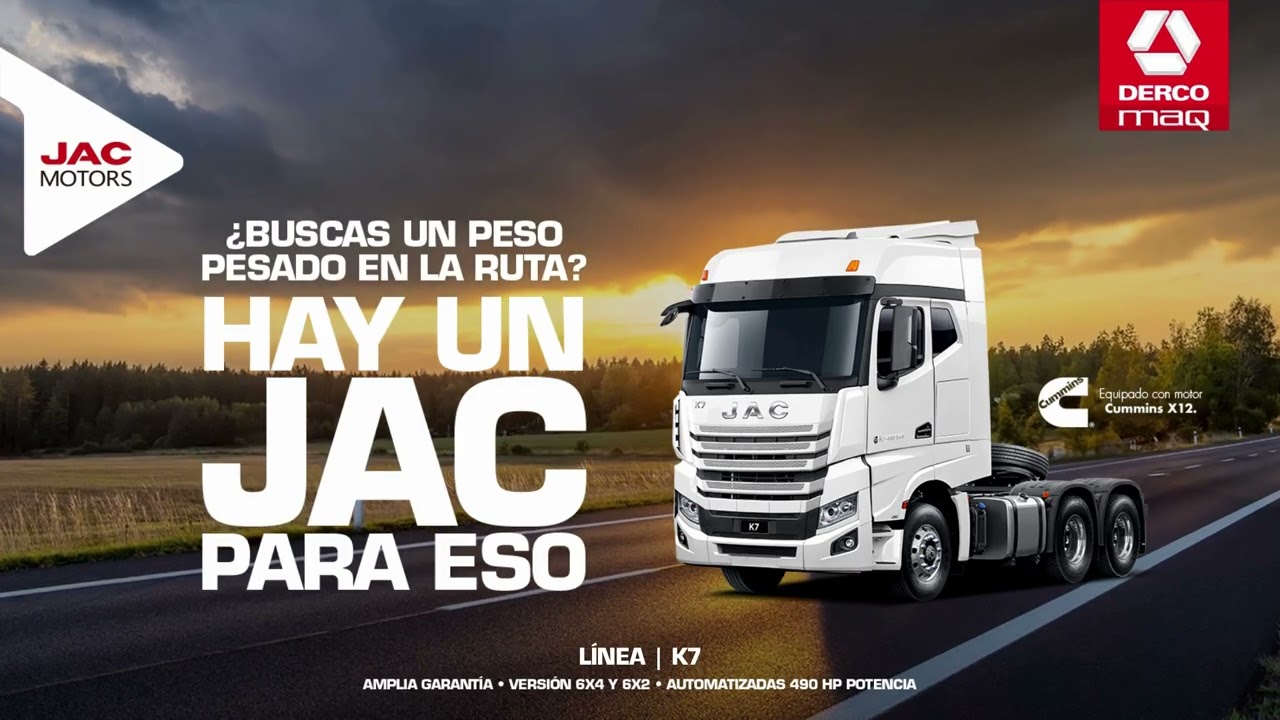 Tu nuevo aliado, Cami&oacute;n JAC K7